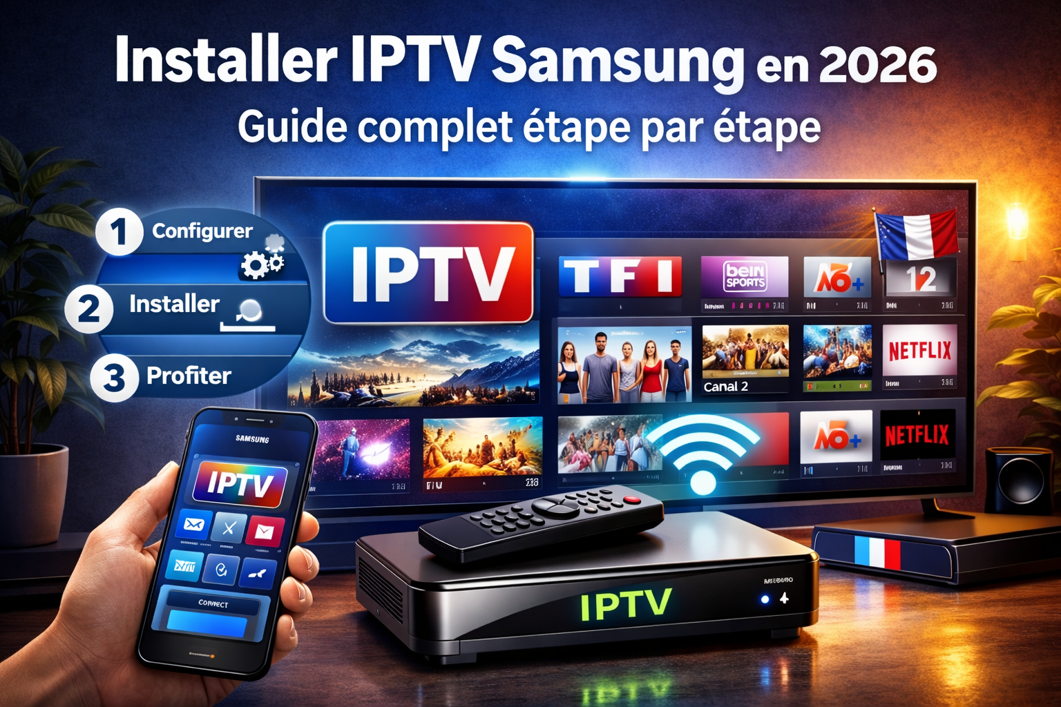 Installer IPTV Samsung en 2026 : Guide complet étape par étape 1 installer iptv samsung